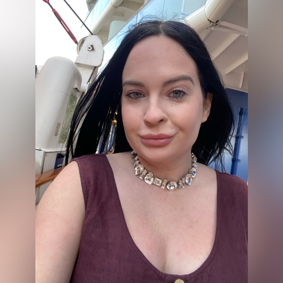 SOLD ALREADY— Purple Linen Dress by Not Perfect Linen— EUC - Picture 6 of 6